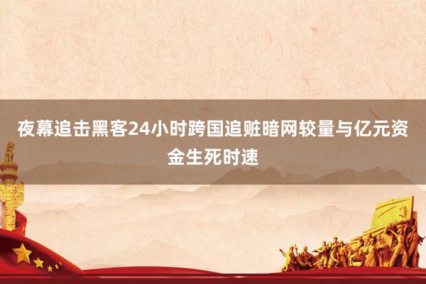 夜幕追击黑客24小时跨国追赃暗网较量与亿元资金生死时速
